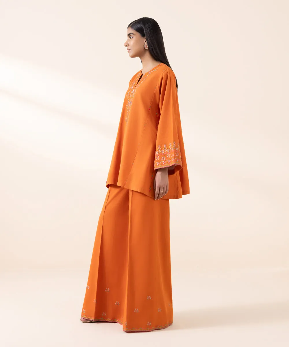 2 Piece - Embroidered Karandi Suit