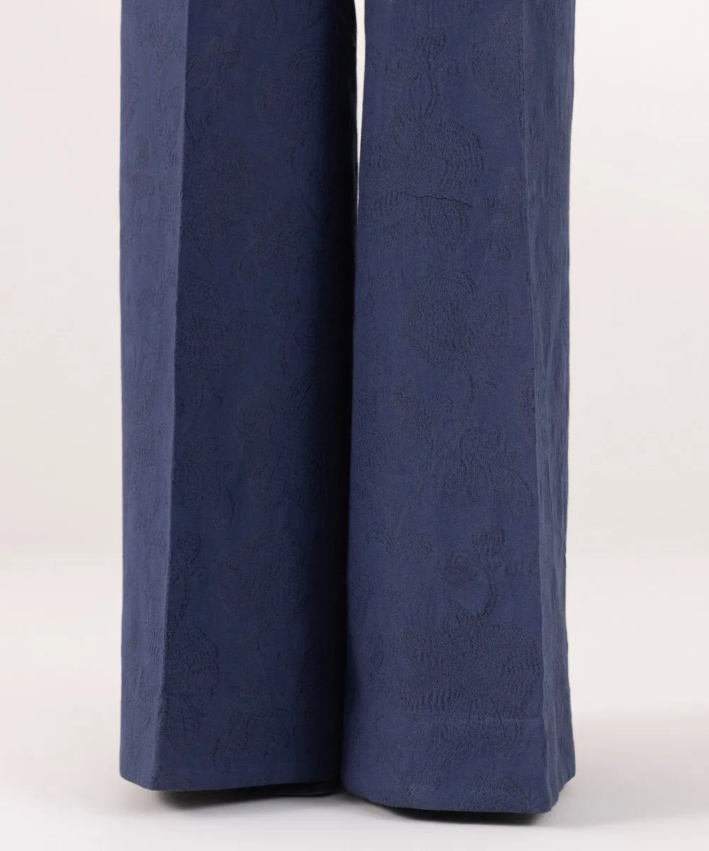 3 Piece - Embroidered Jacquard Suit