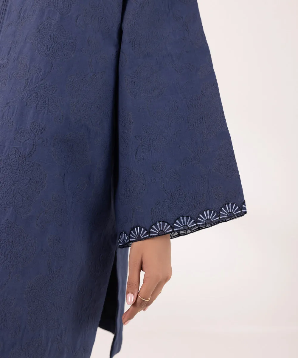 3 Piece - Embroidered Jacquard Suit