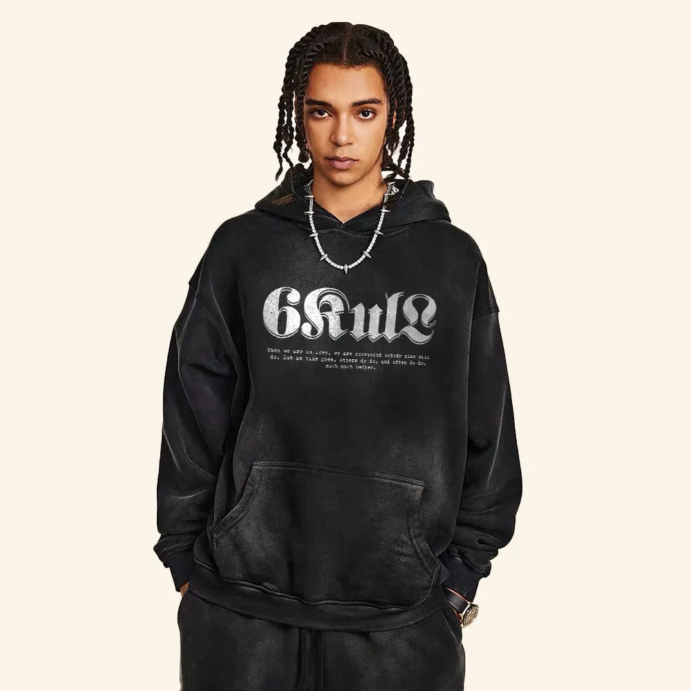6Kull | Cross Skull Flower Hoodie