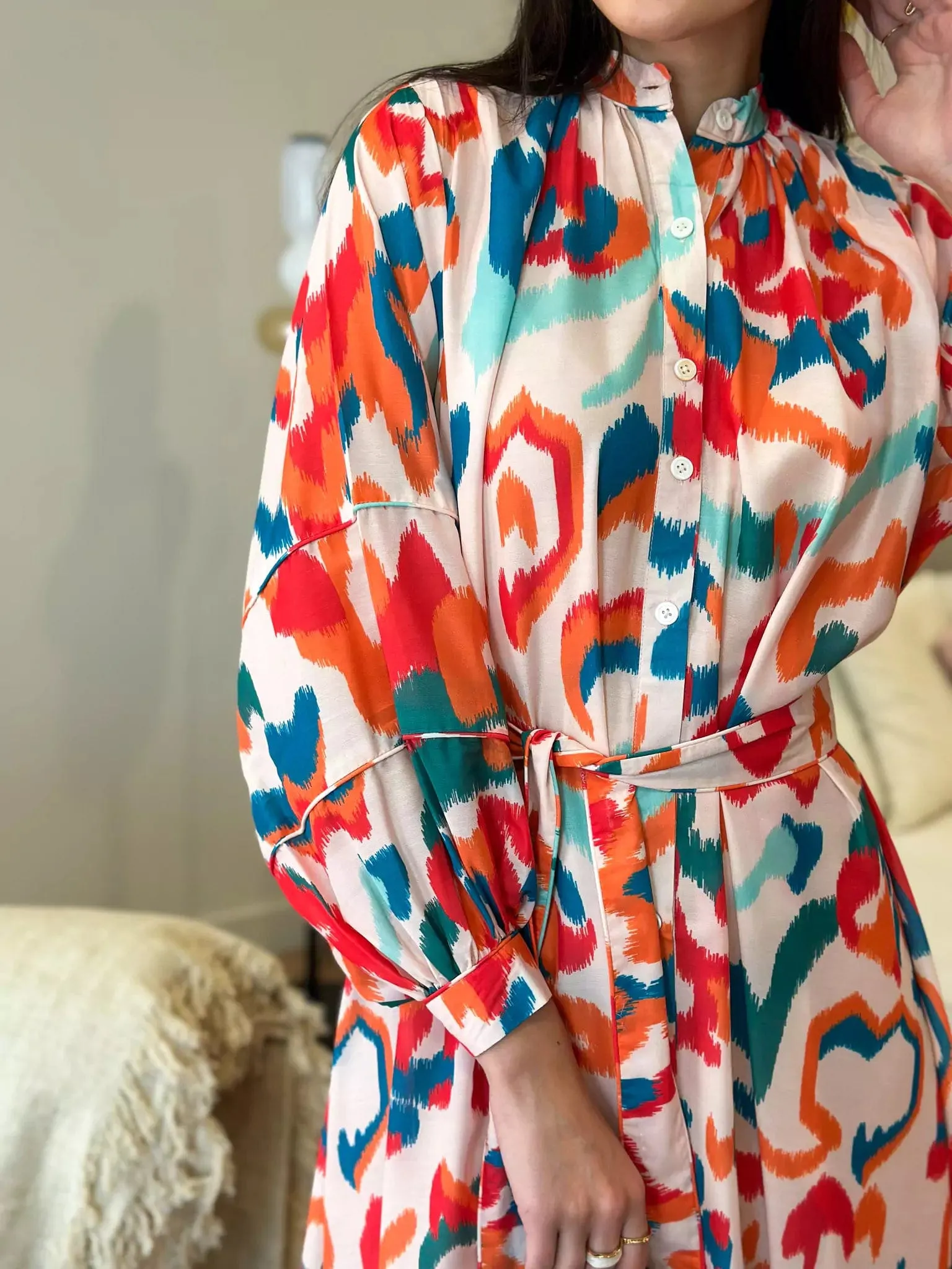 Adras Long Button Down Dress