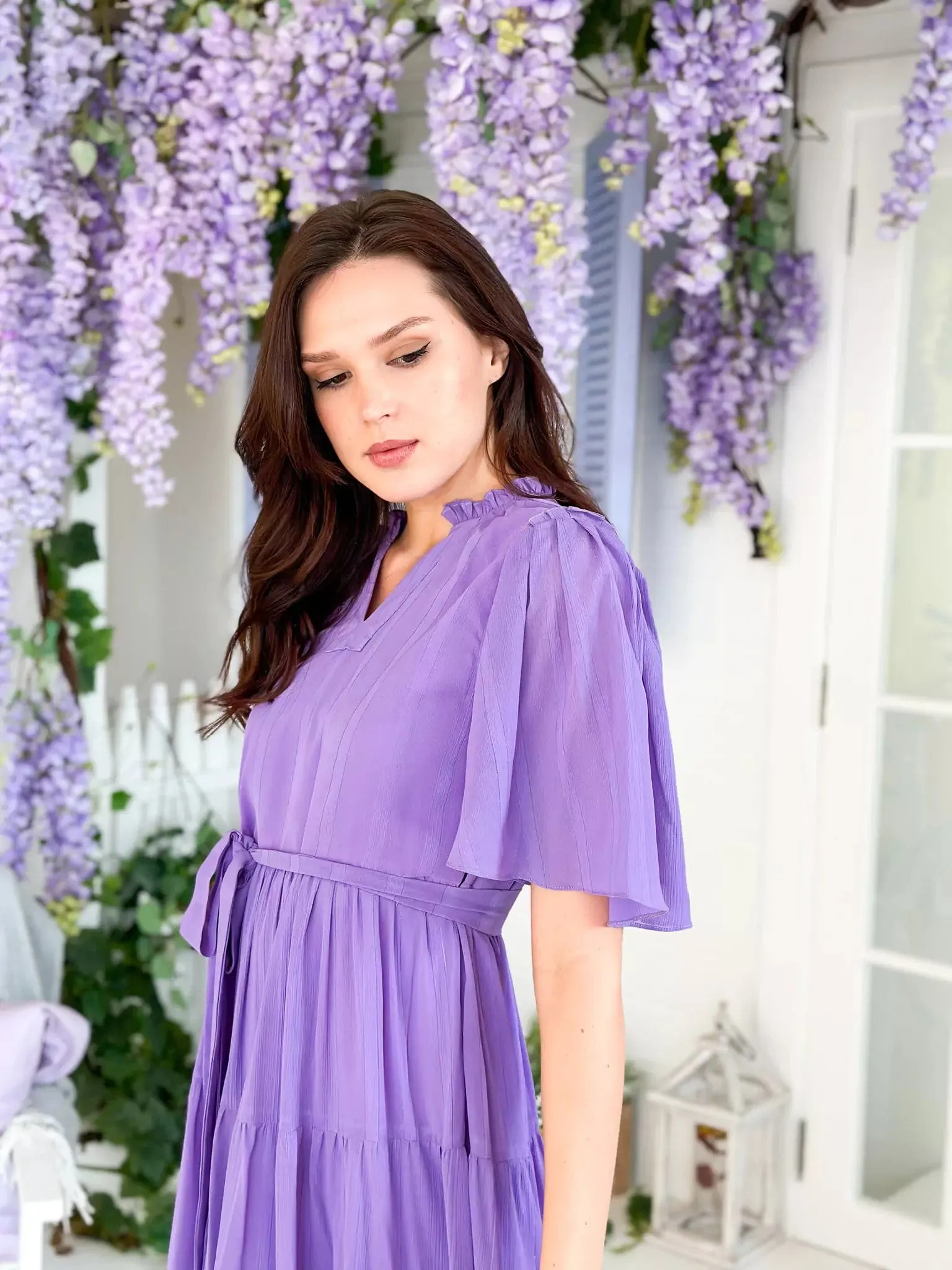 Amethyst Lilac Long Dress