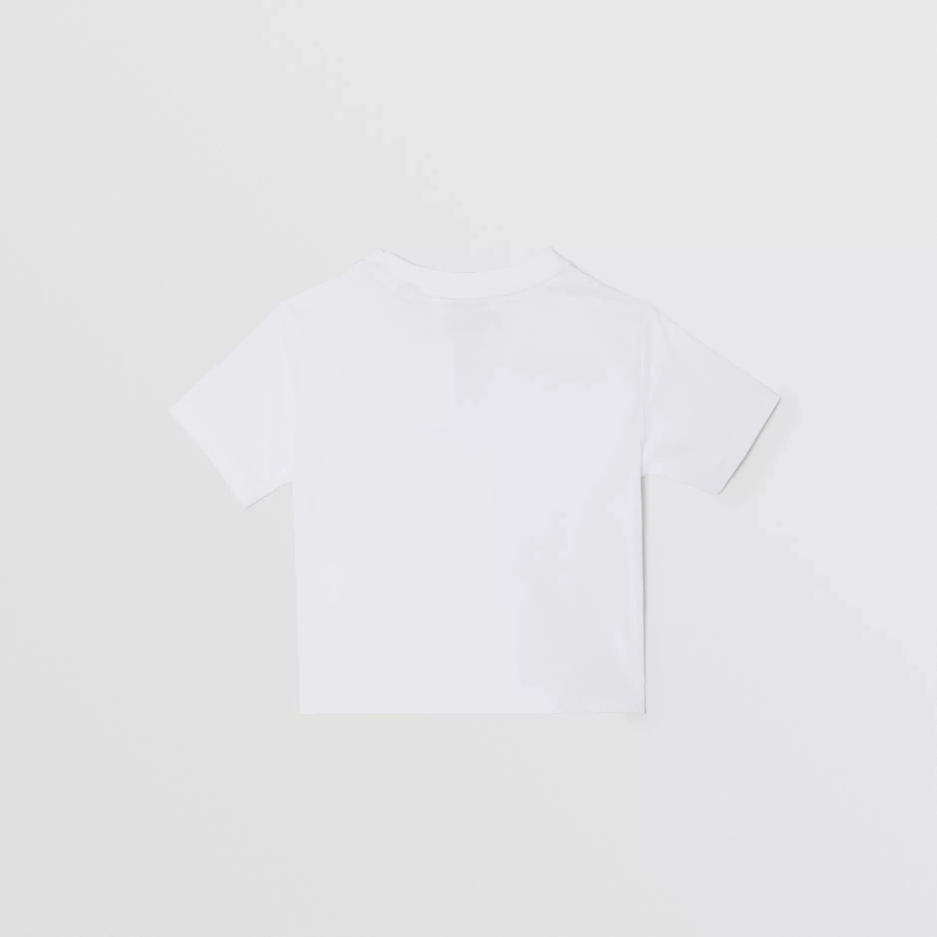 Baby Boy & Girls White Cotton T-Shirts