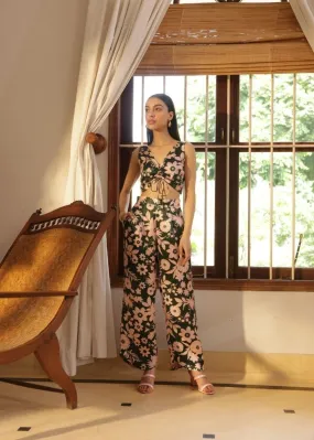Bliss Co-Ord Set- Oasis Green Print