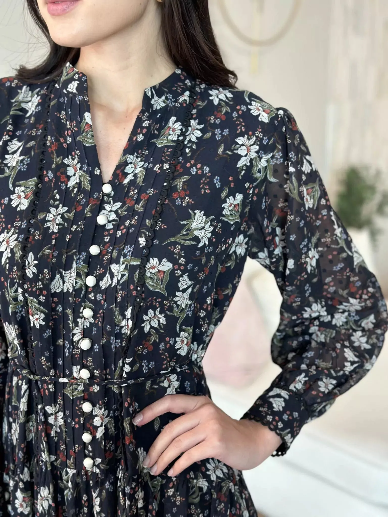 Carlin Floral Lace Dress