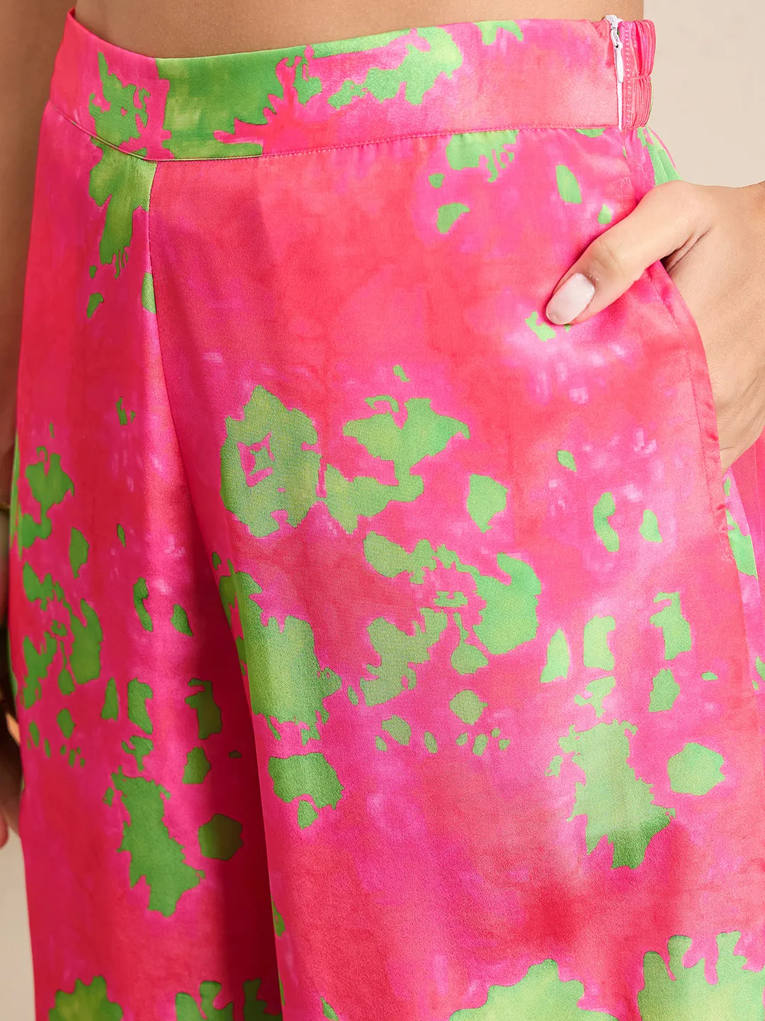 Cropped Tie-Up Co-ord Set