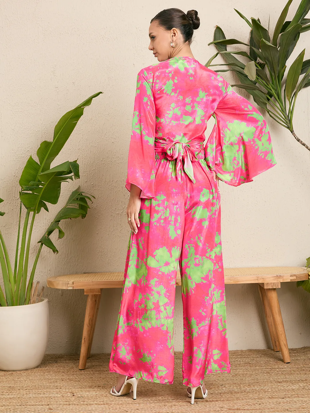 Cropped Tie-Up Co-ord Set