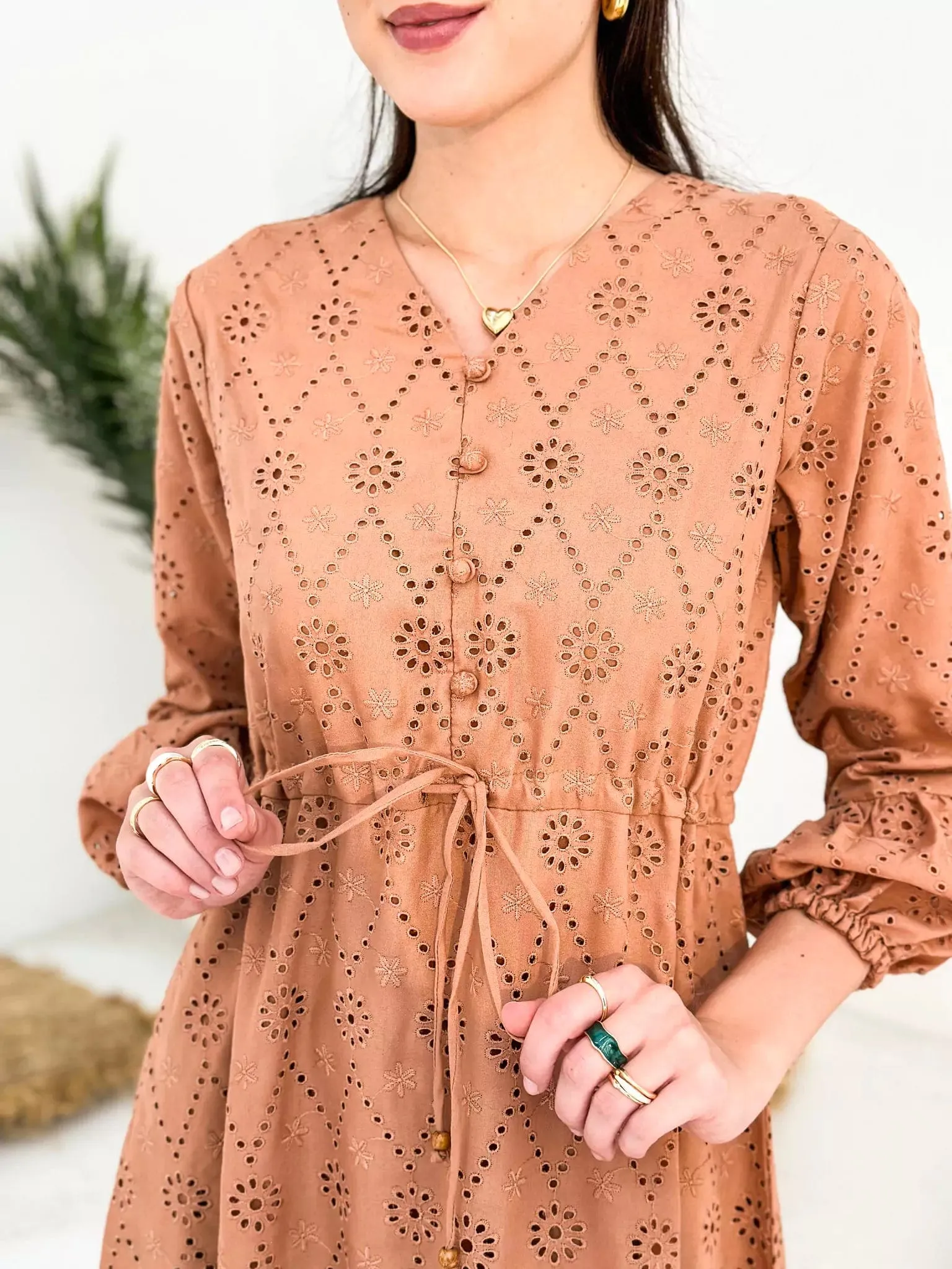Cryola Cut Work Dress