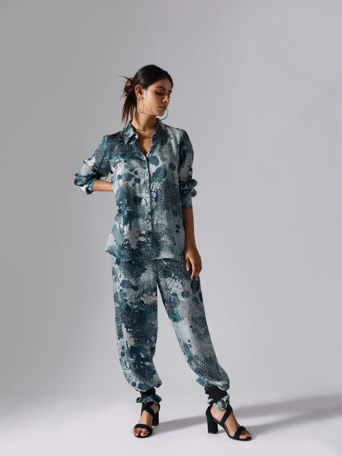 Dash teal co-ord set
