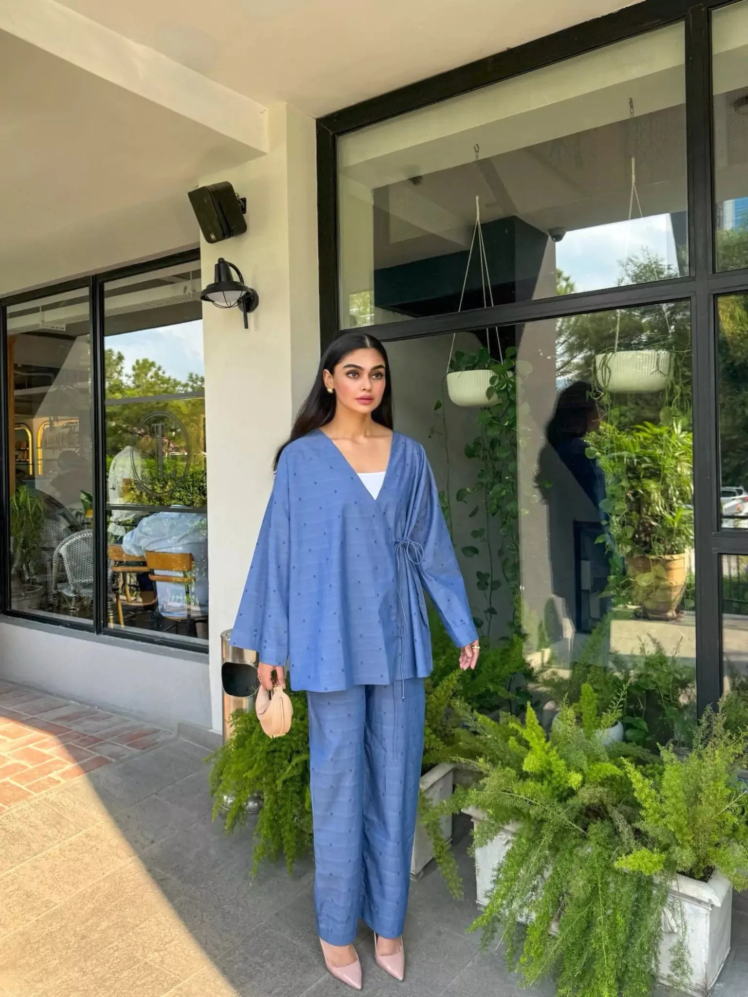 Delma Embroidered Co Ord Set