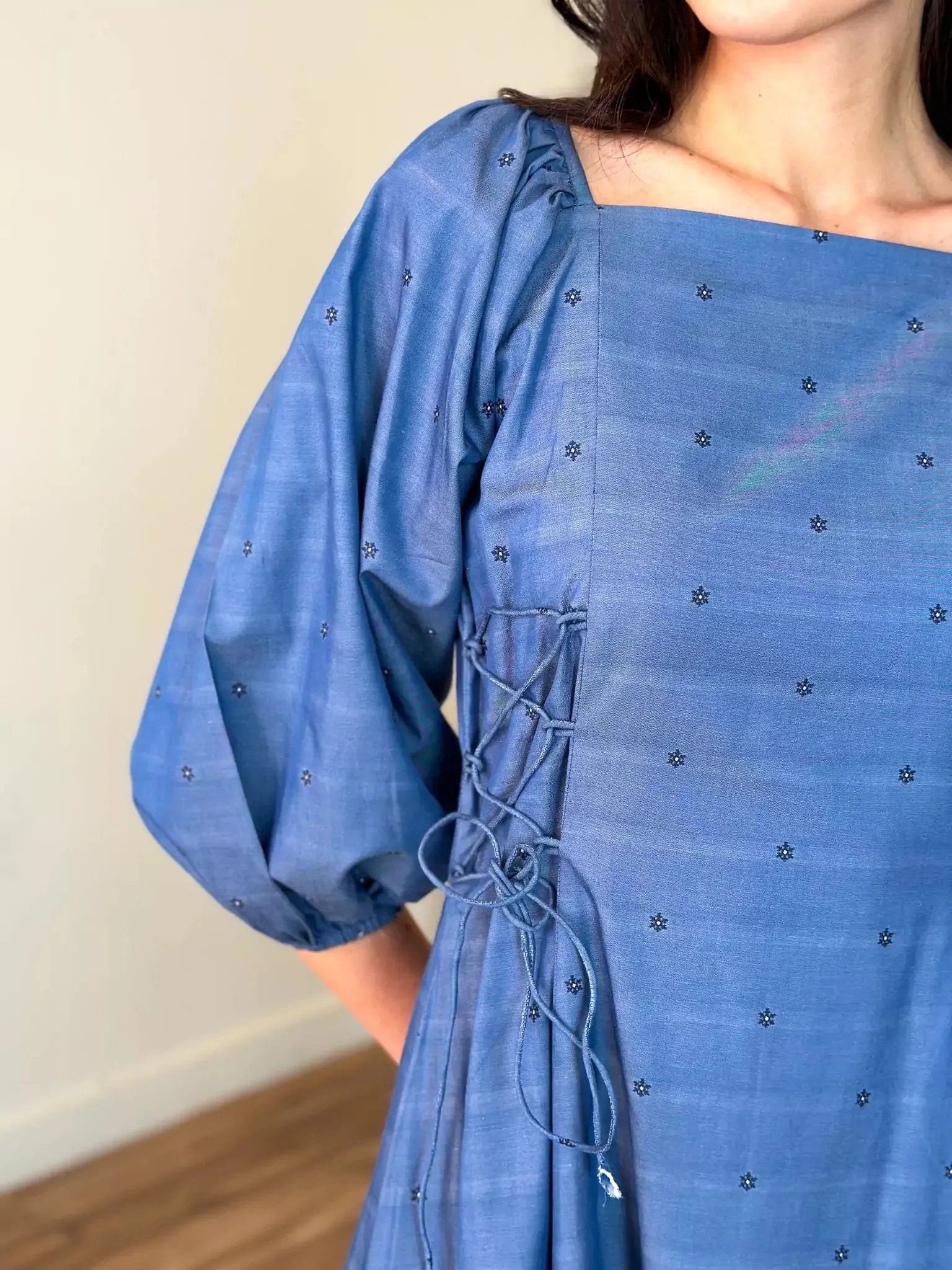 Delma Embroidered Long Dress