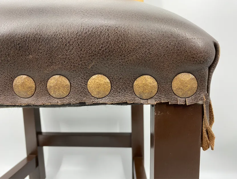 Double D Ranch Leather Chair Cowboy