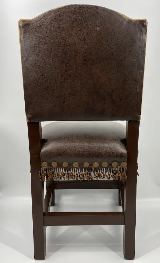 Double D Ranch Leather Chair Cowboy