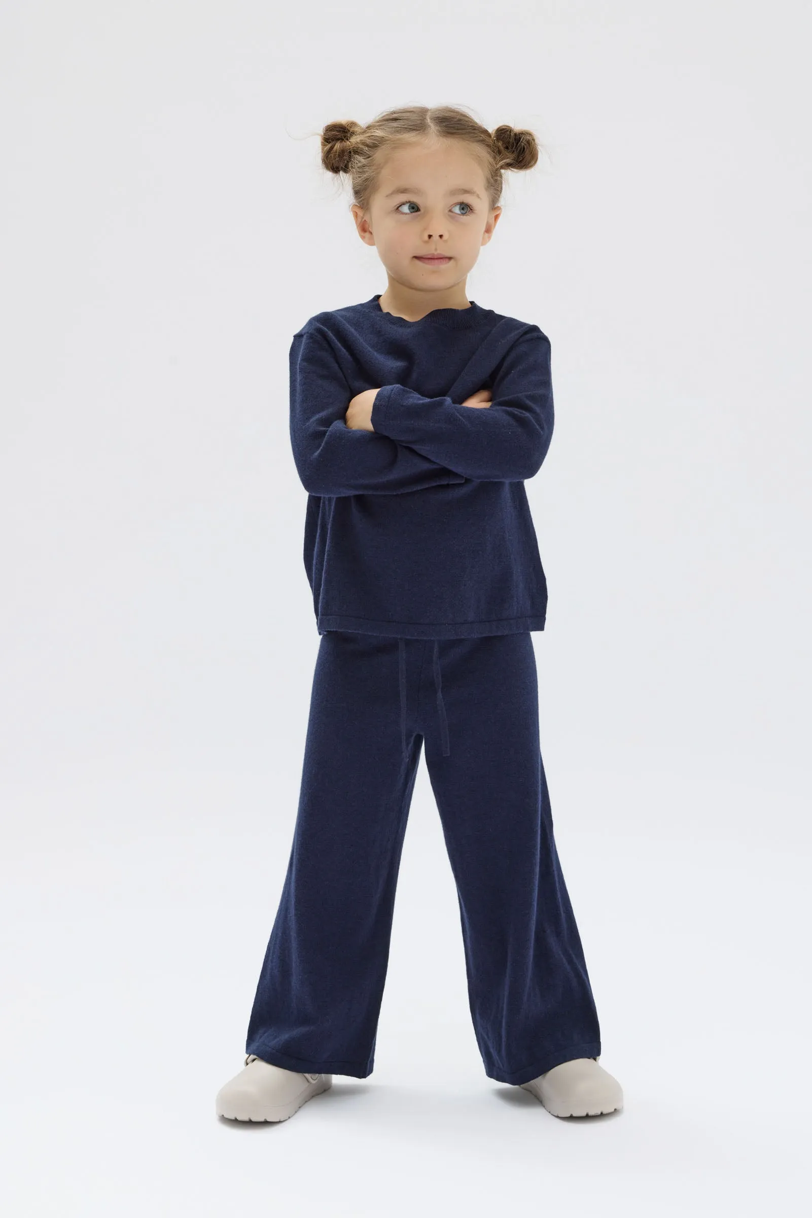Kids Cotton Cashmere Long Sleeve Tee