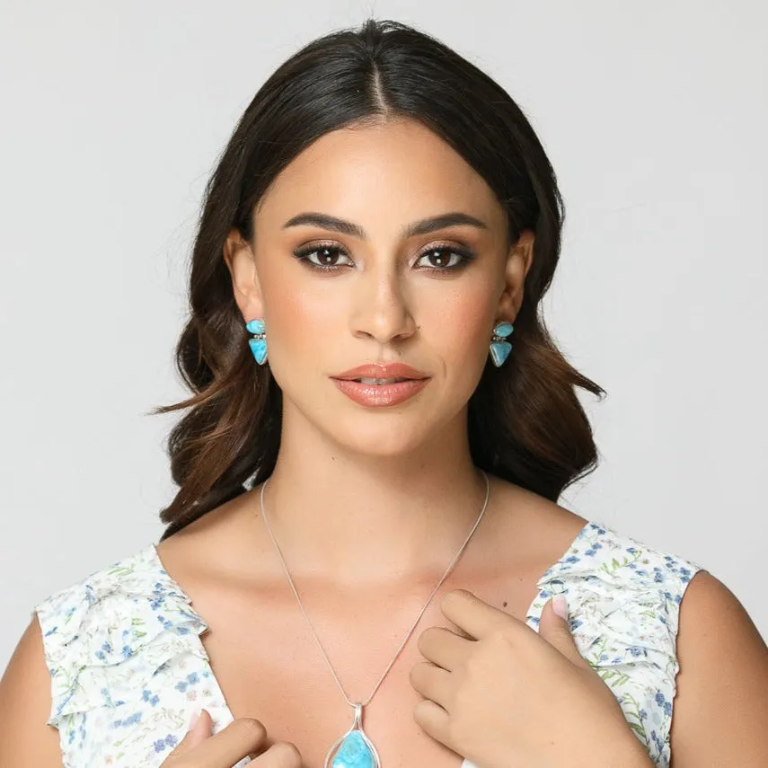 Larimar Earrings Penblue