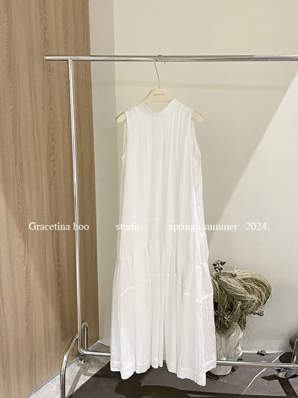 Layla Open Back Tie Maxi Dress