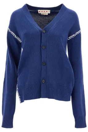 MARNI cardigan with stitching details