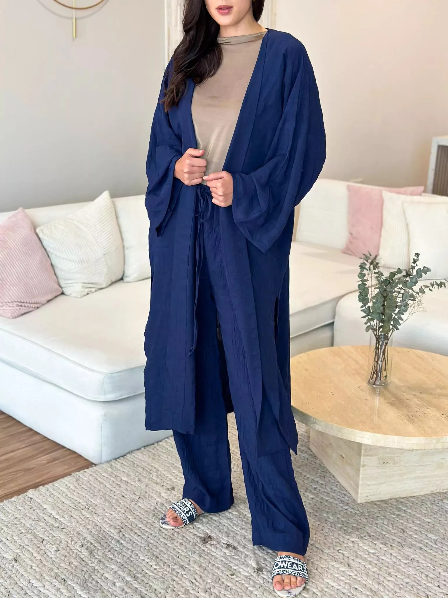 Moody Blue Co Ord Set