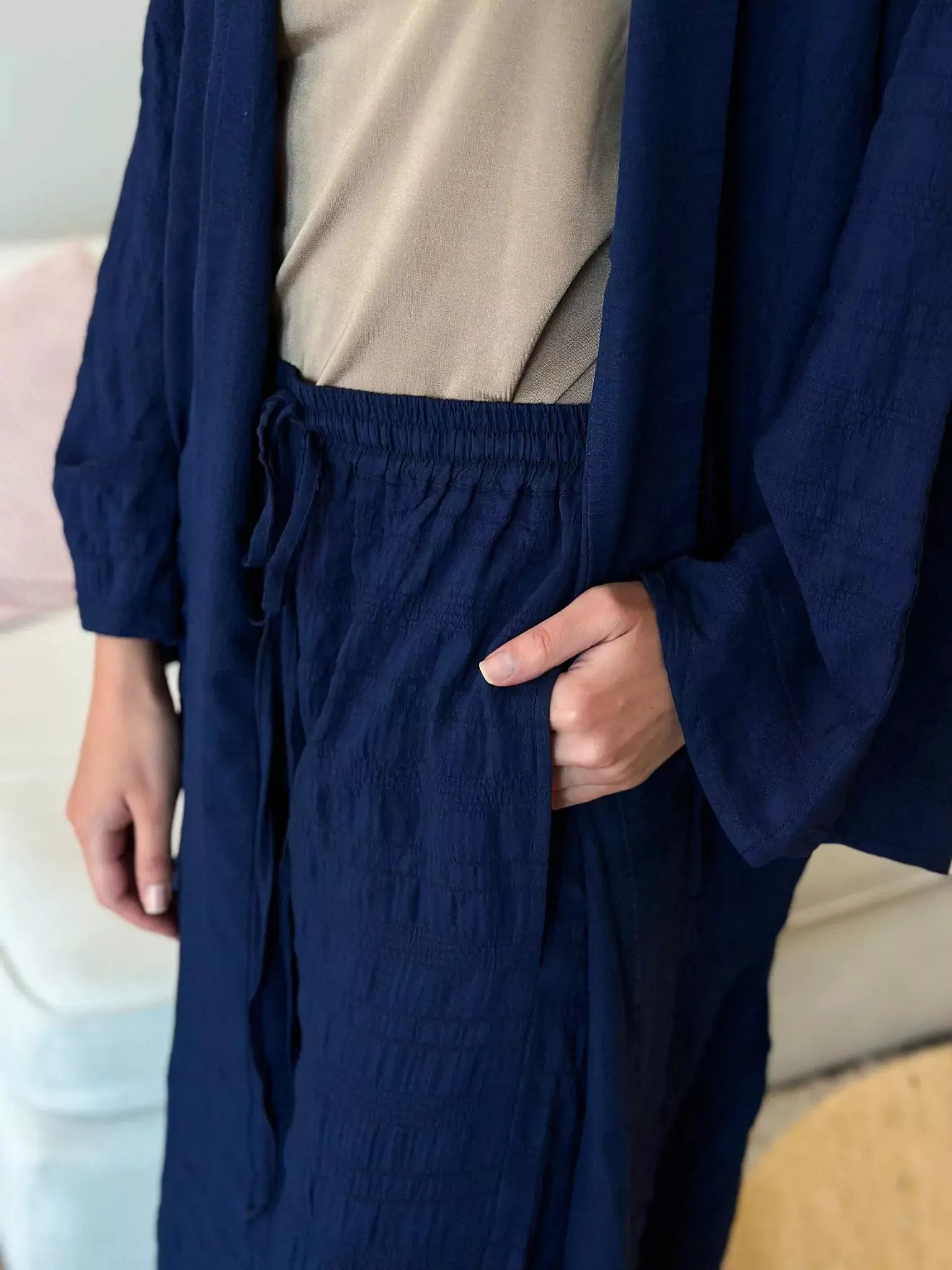 Moody Blue Co Ord Set