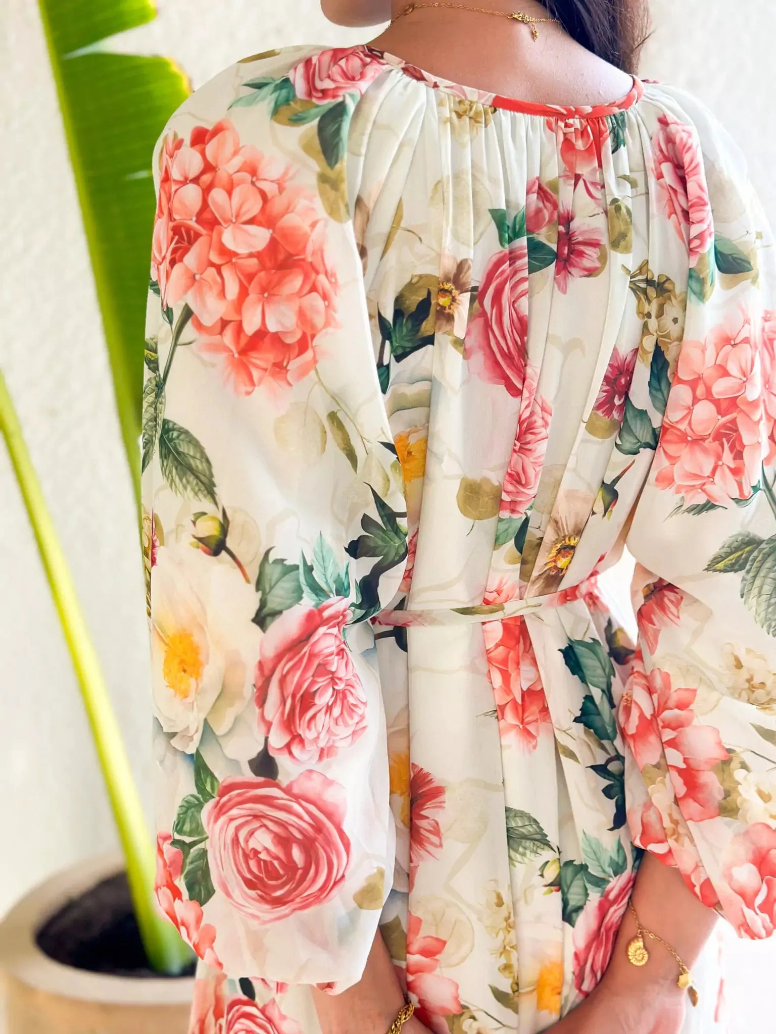 Morella Long Floral Dress