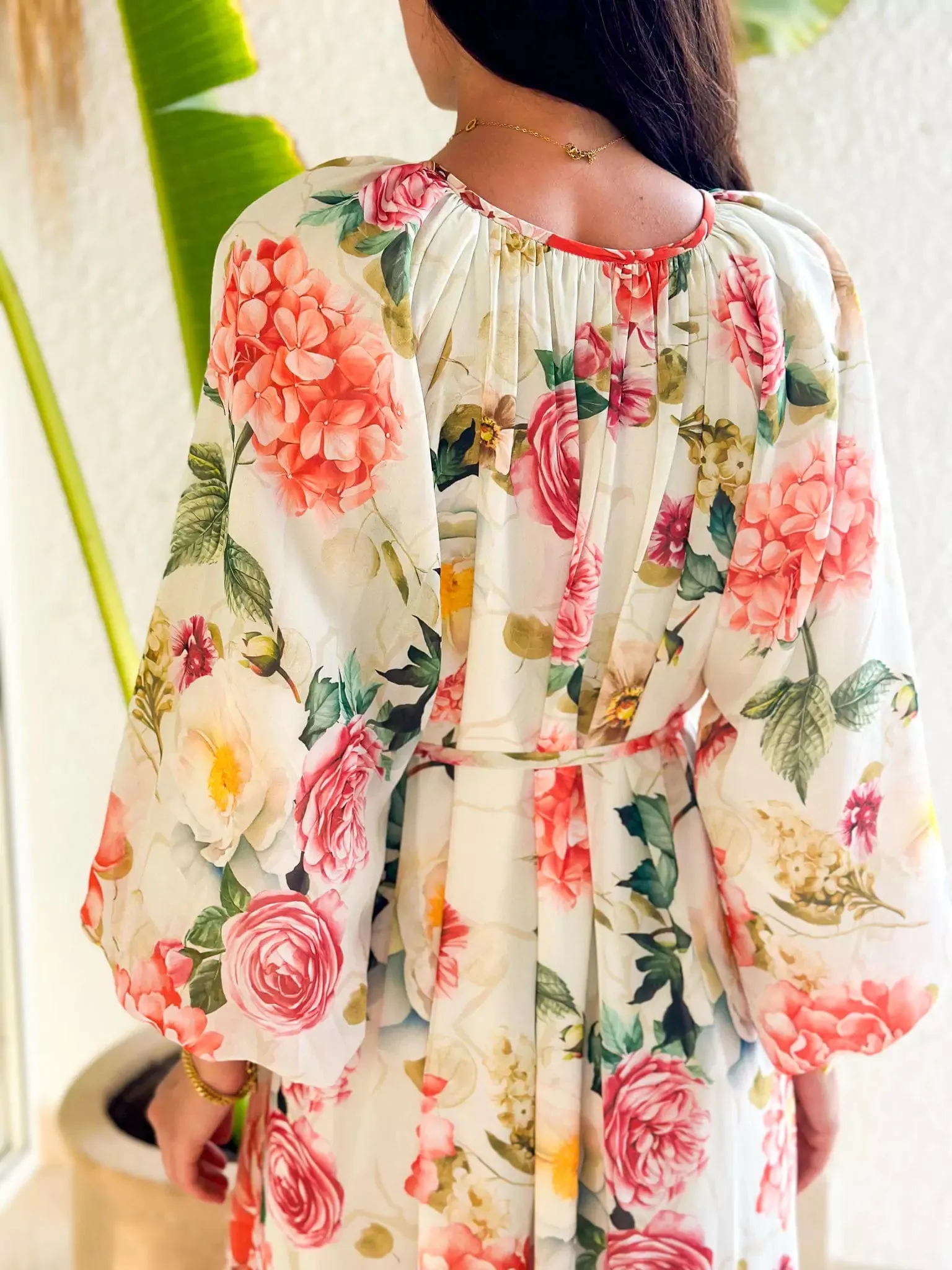 Morella Long Floral Dress