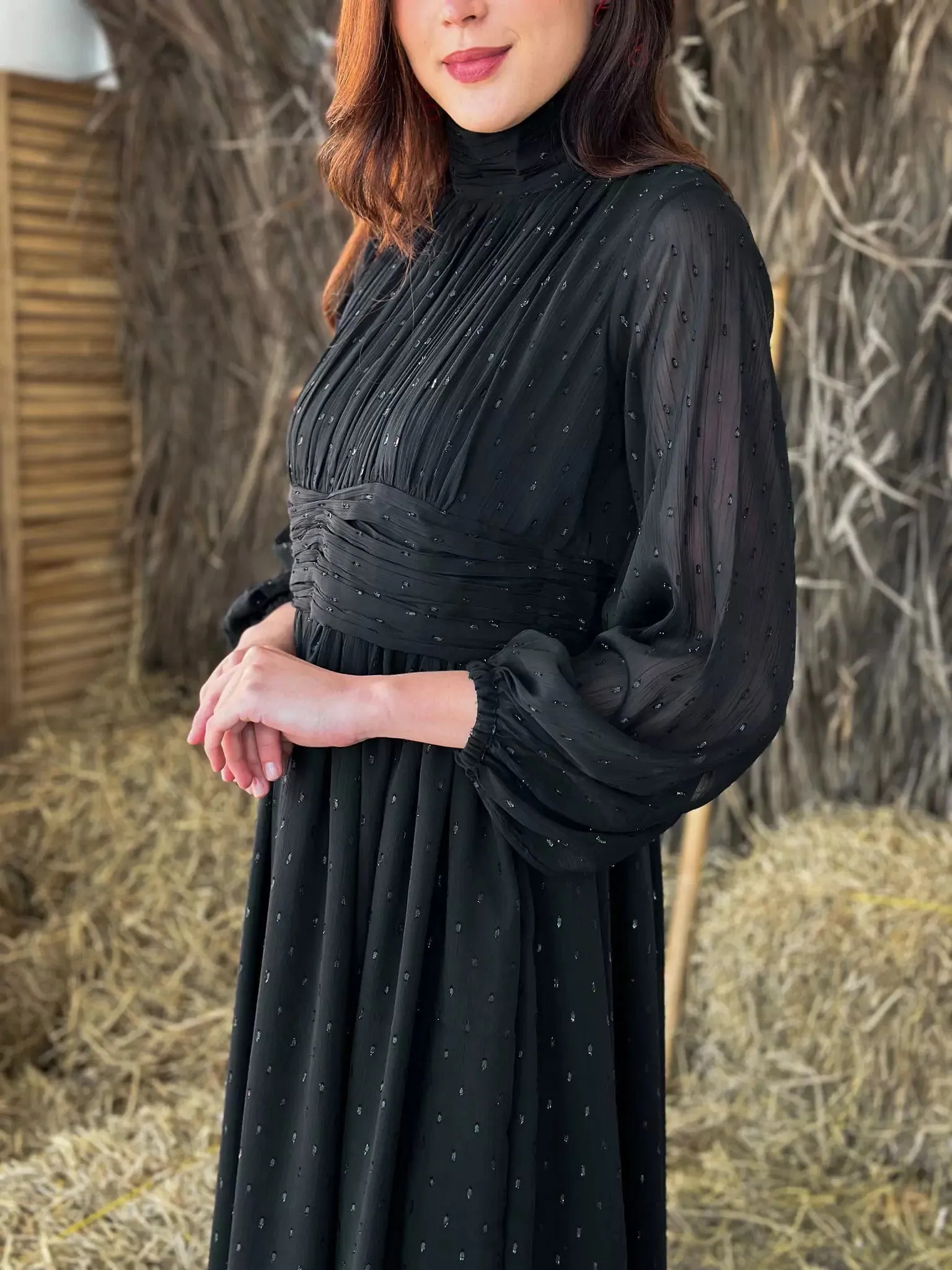 Morgan Black Long Dress