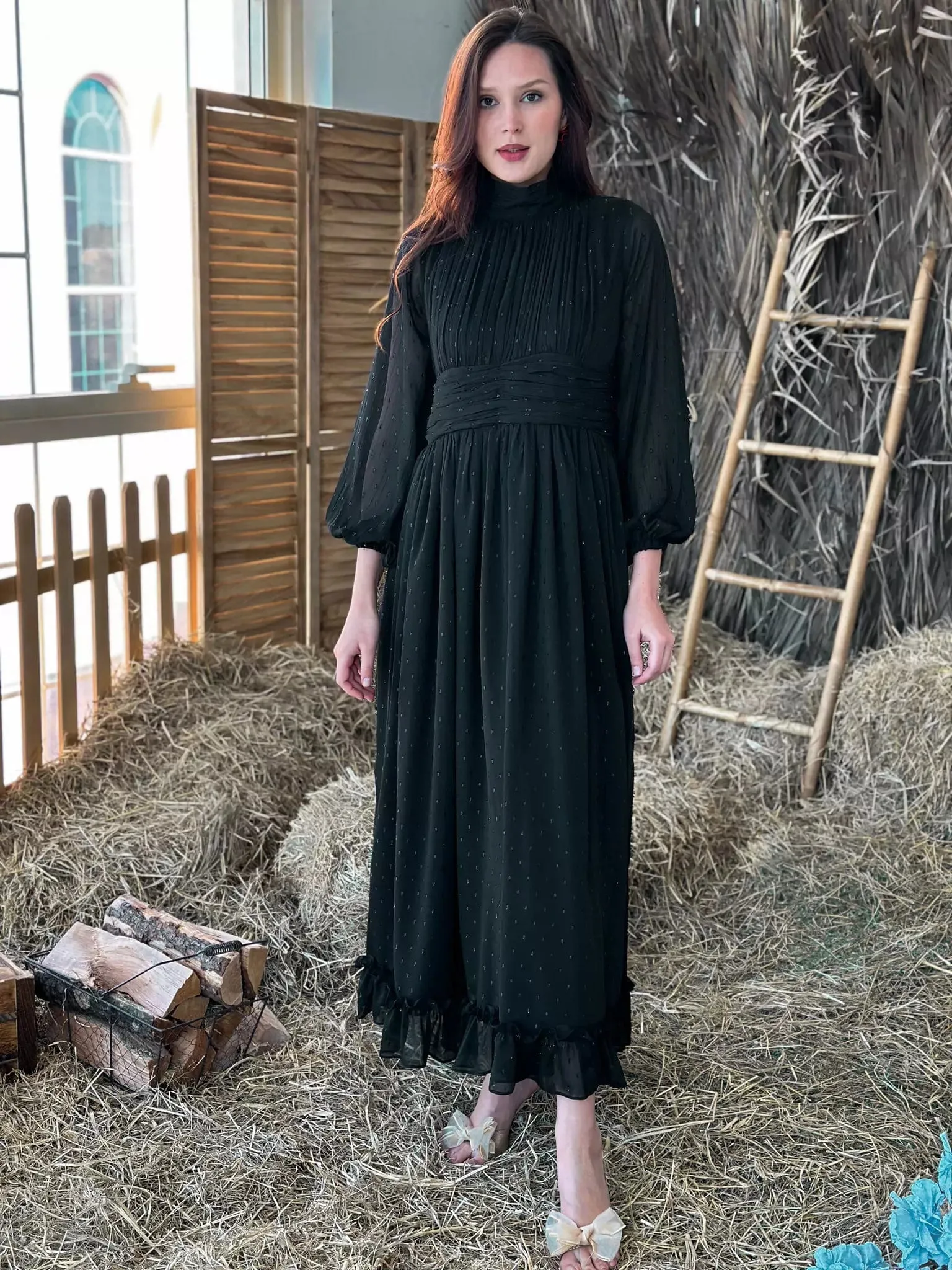 Morgan Black Long Dress