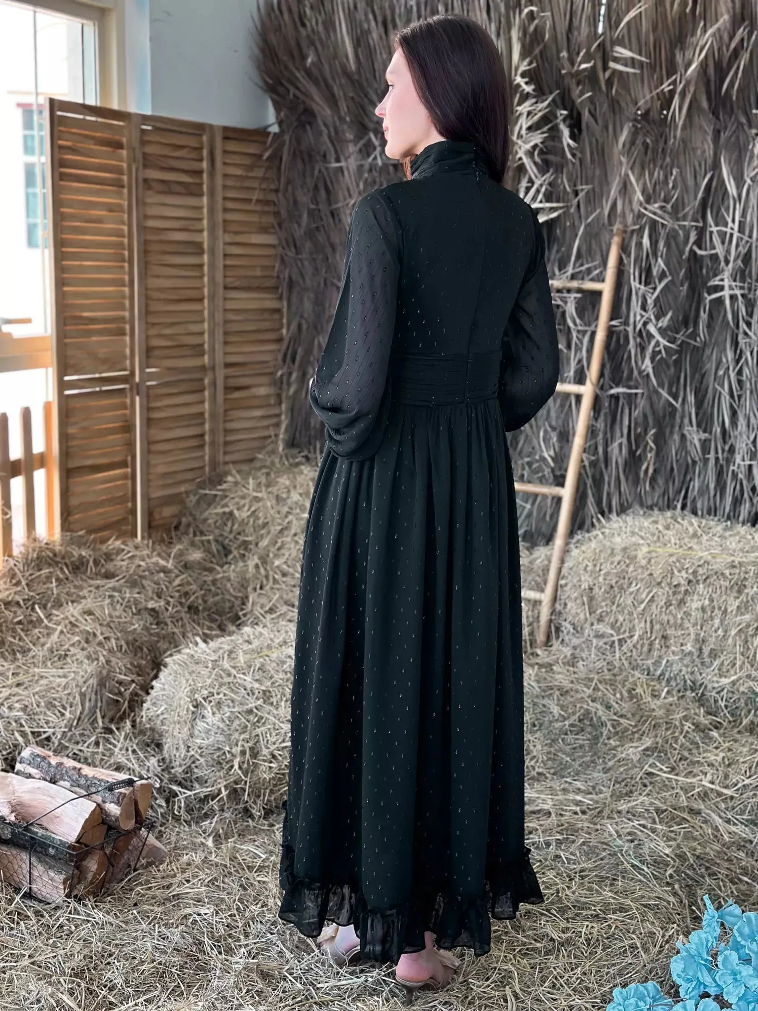 Morgan Black Long Dress