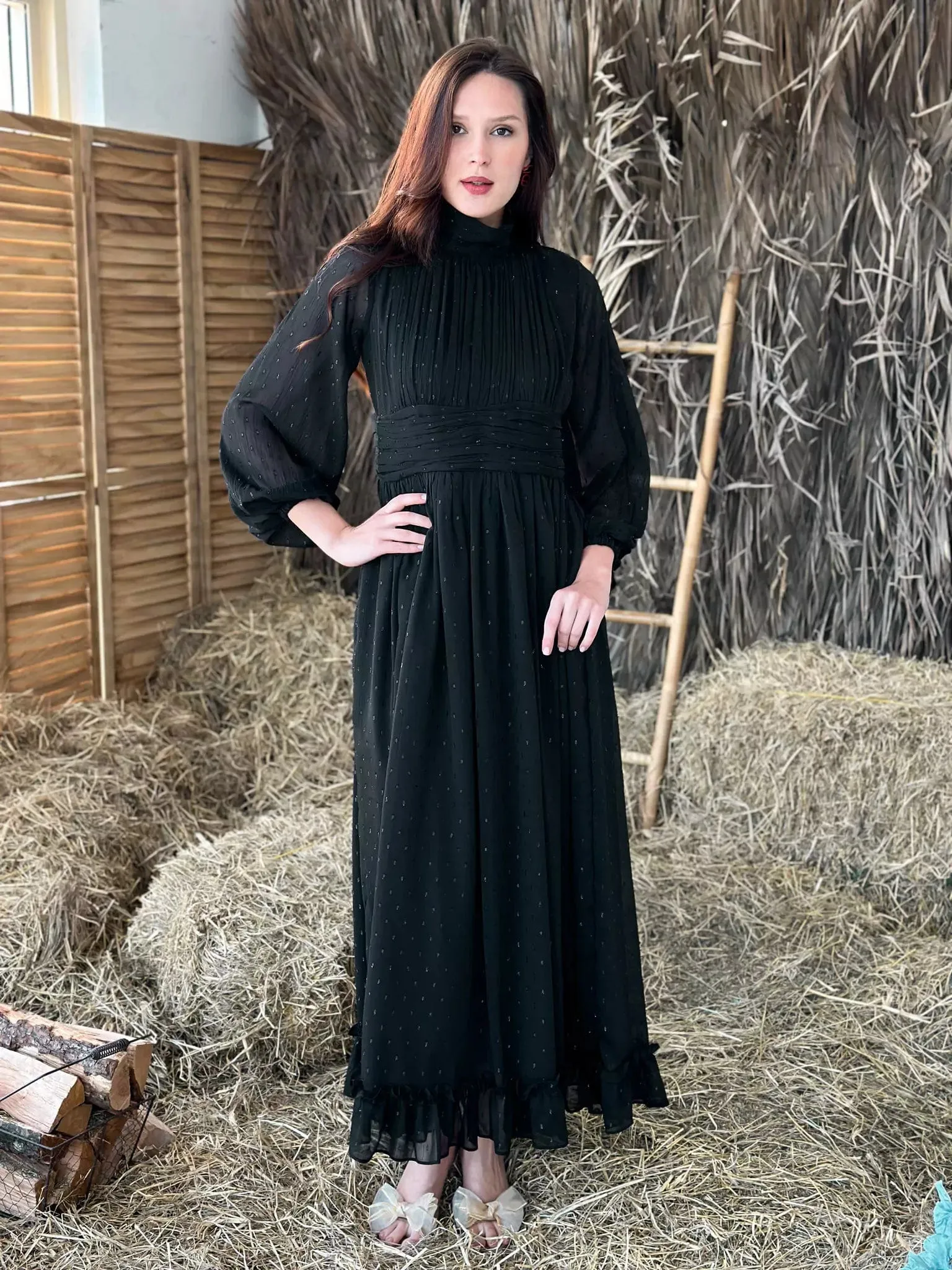 Morgan Black Long Dress