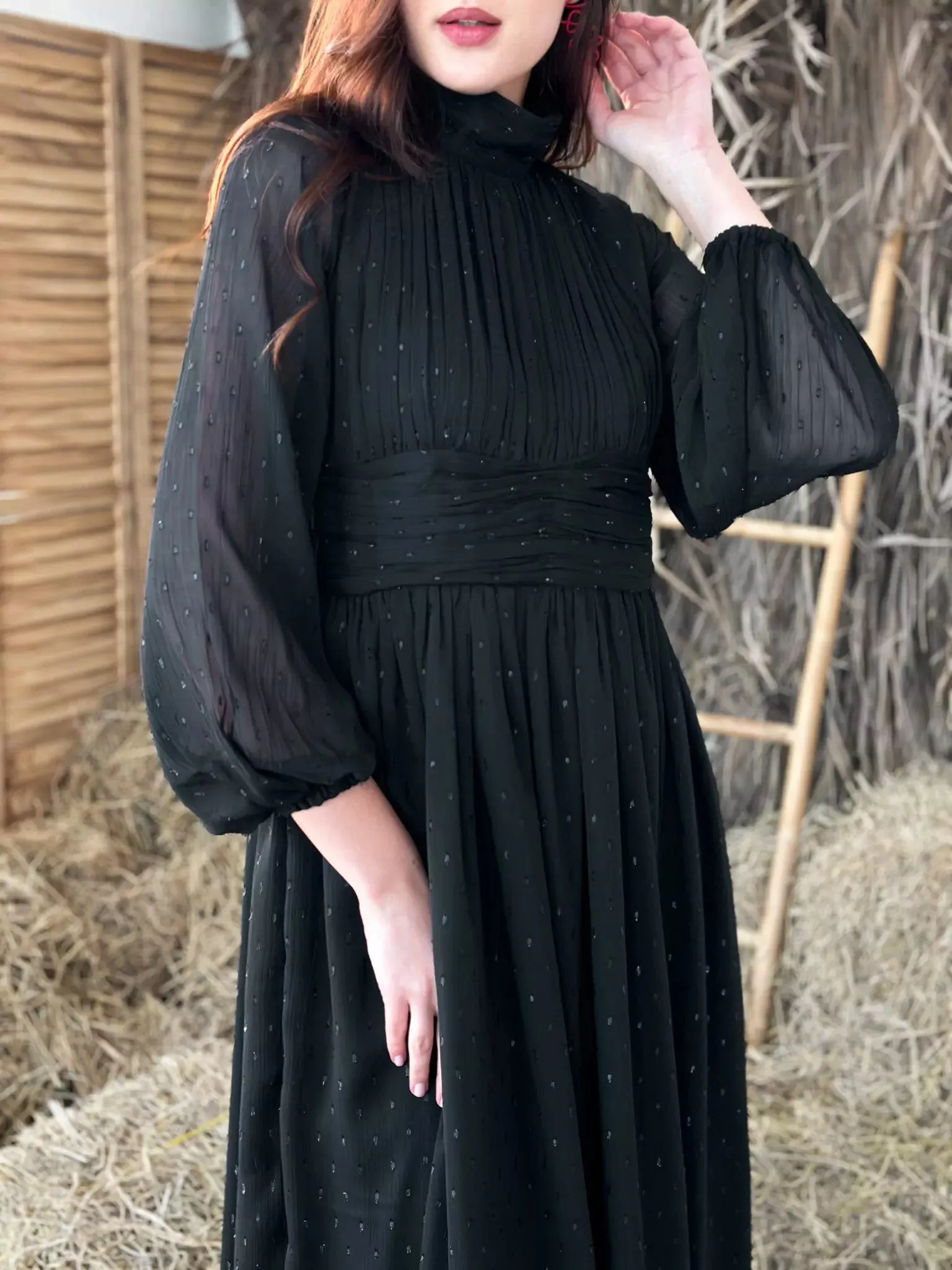 Morgan Black Long Dress