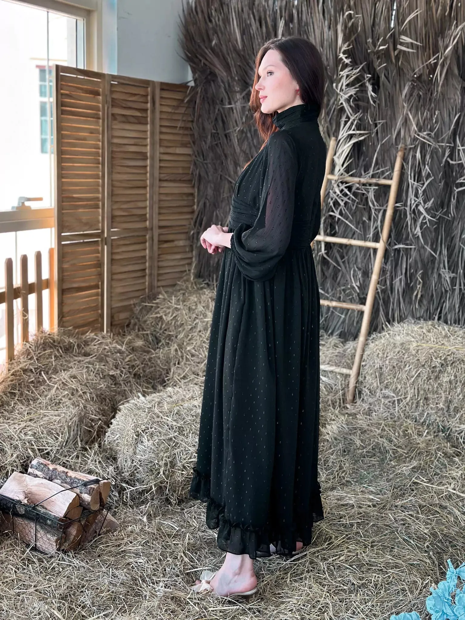 Morgan Black Long Dress