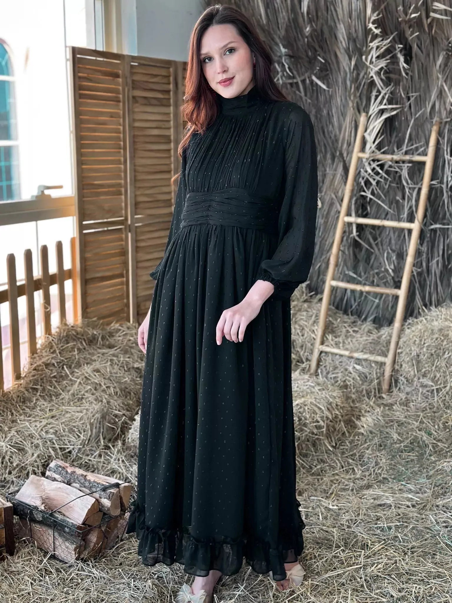 Morgan Black Long Dress