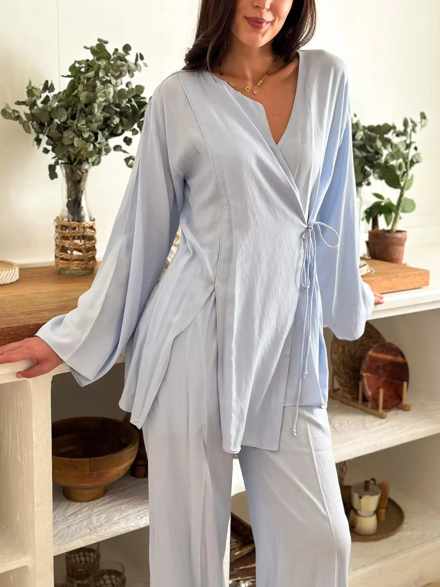 Mystic Blue Co Ord Set