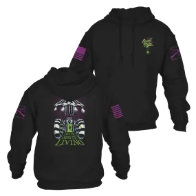 Never Trust The Living Hoodie - Black