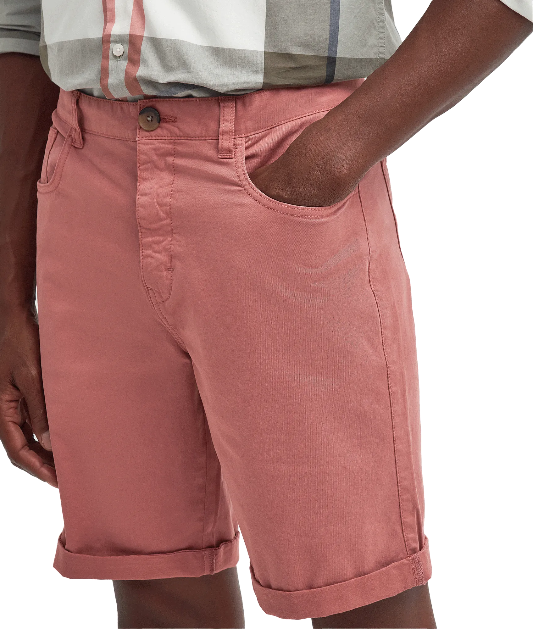 Overdyed Twill Short - Pink