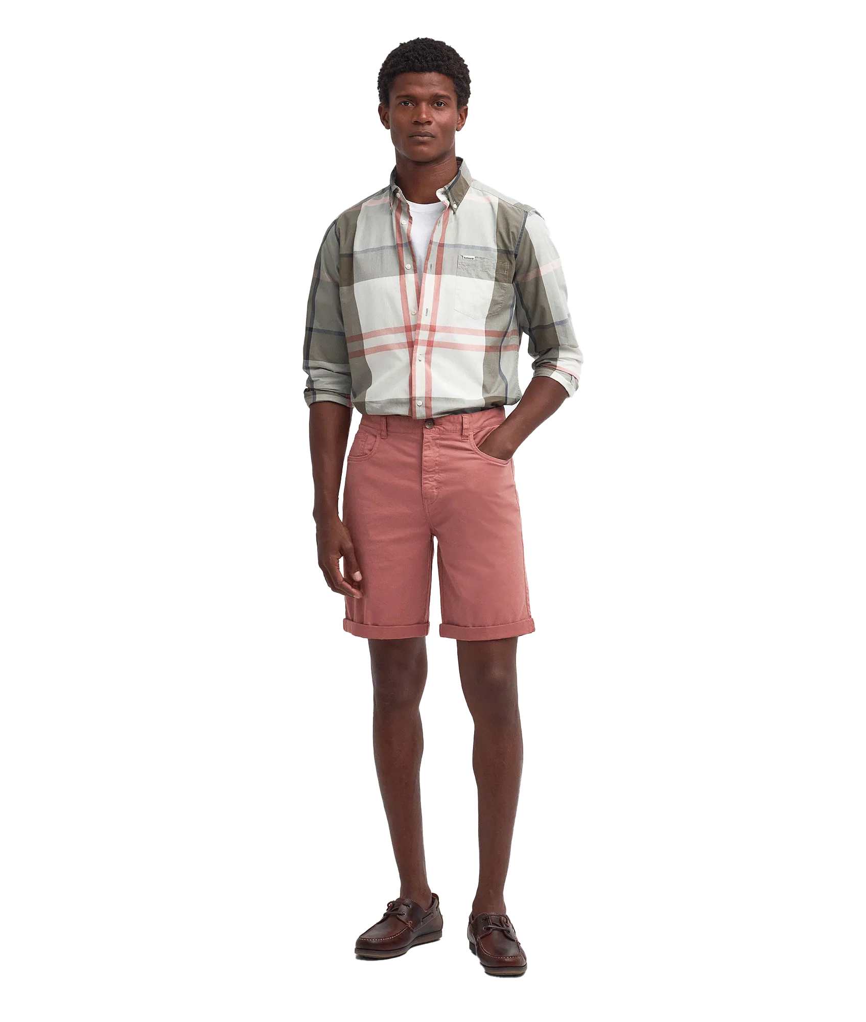 Overdyed Twill Short - Pink