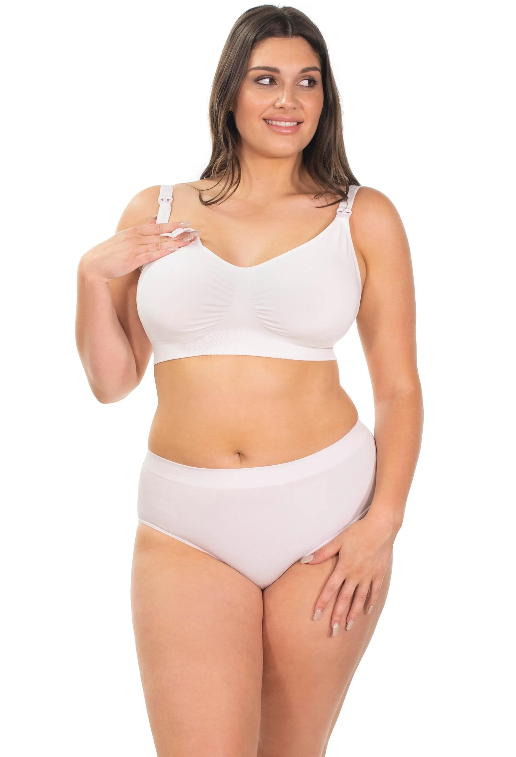Padded Soft Cup Bamboo Nursing Bra