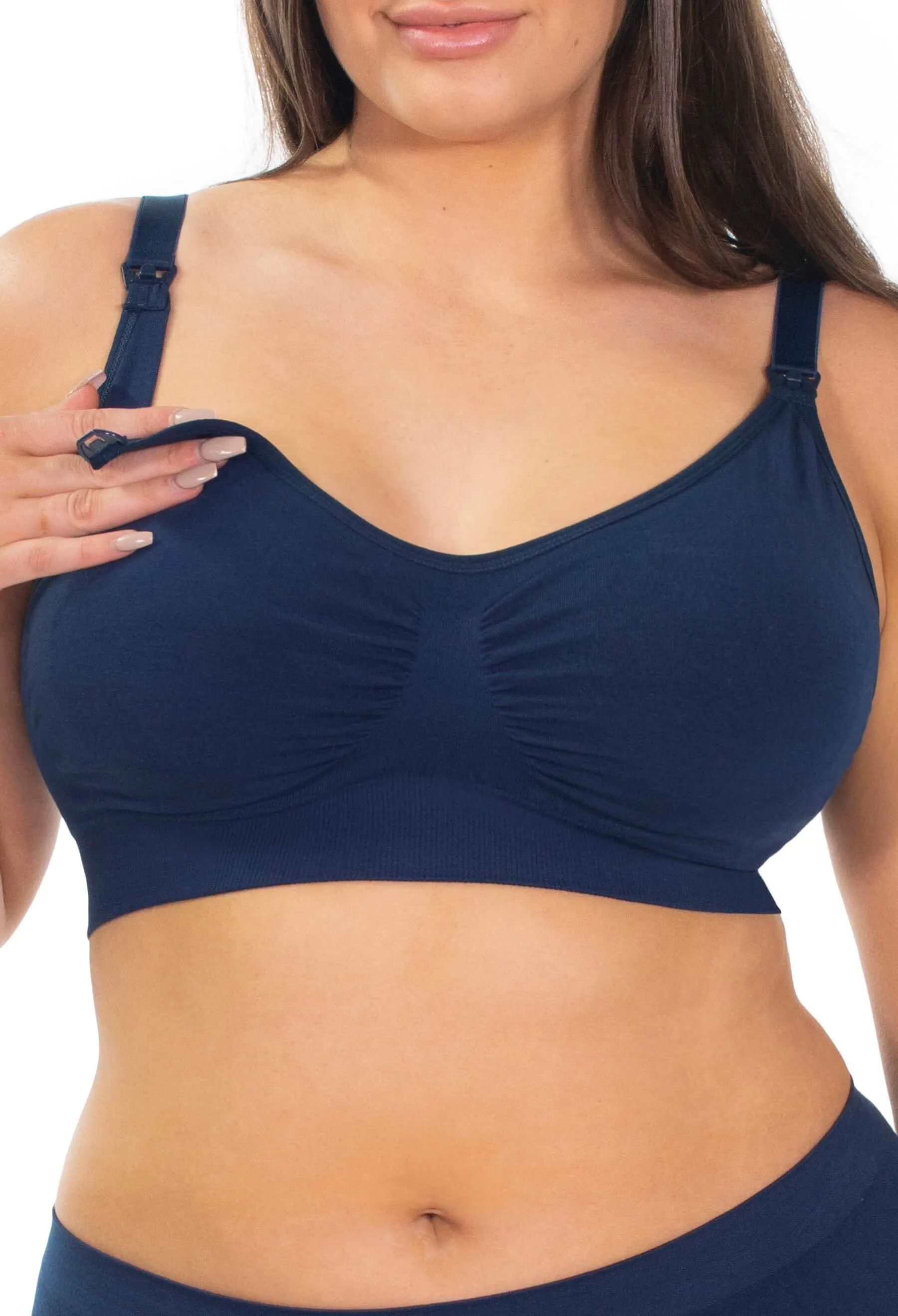 Padded Soft Cup Bamboo Nursing Bra