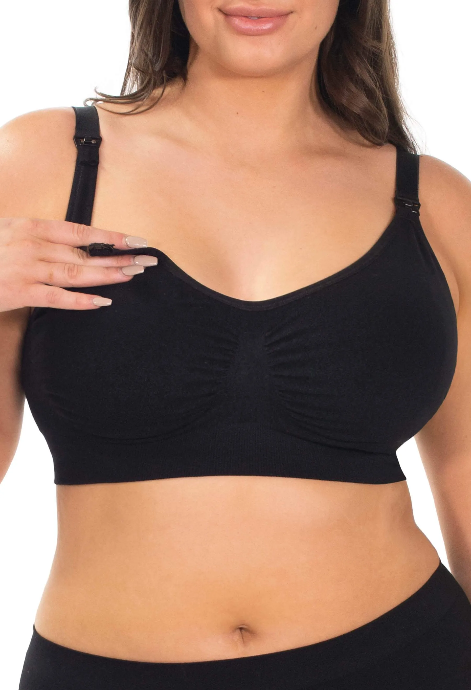 Padded Soft Cup Bamboo Nursing Bra