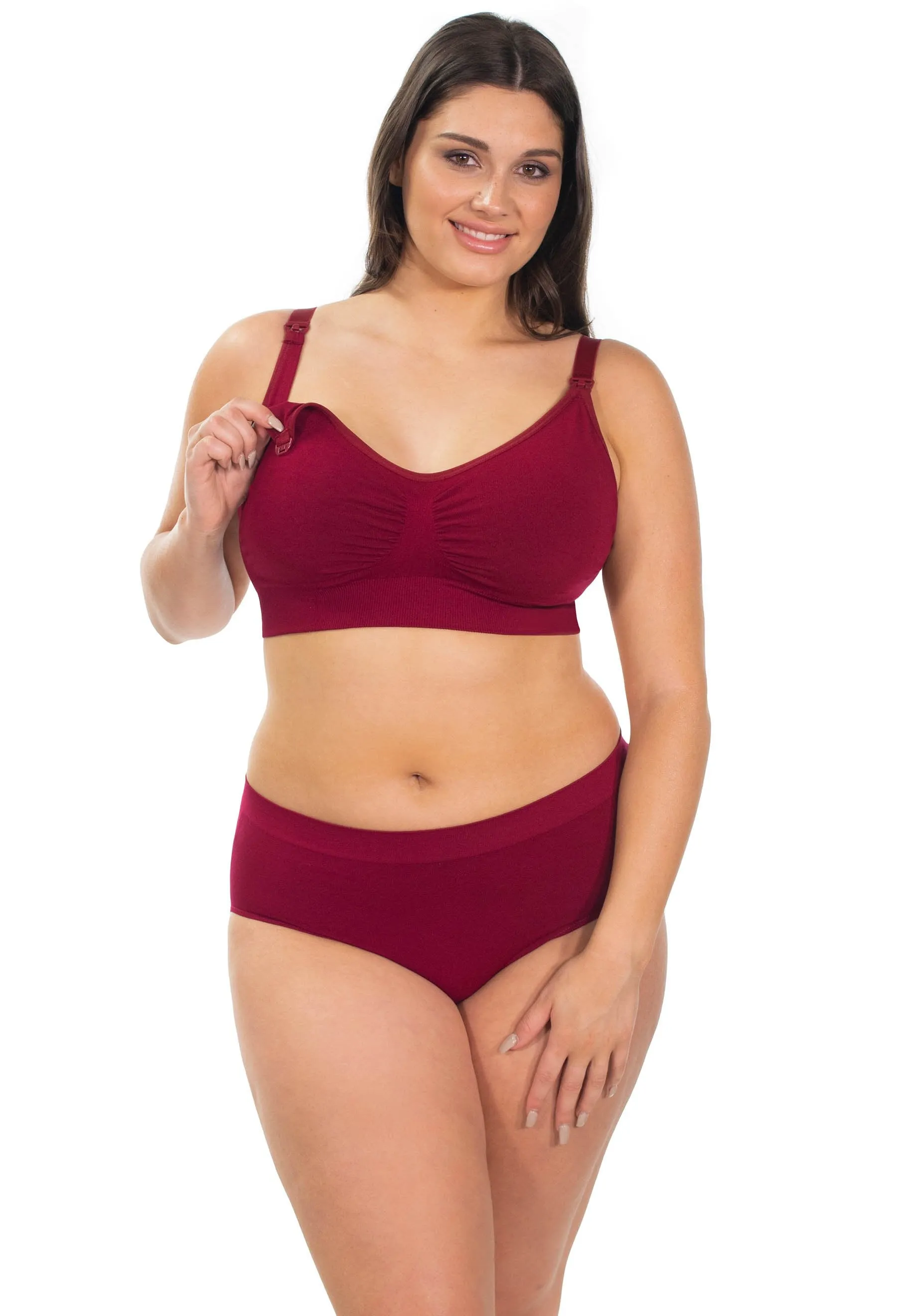Padded Soft Cup Bamboo Nursing Bra