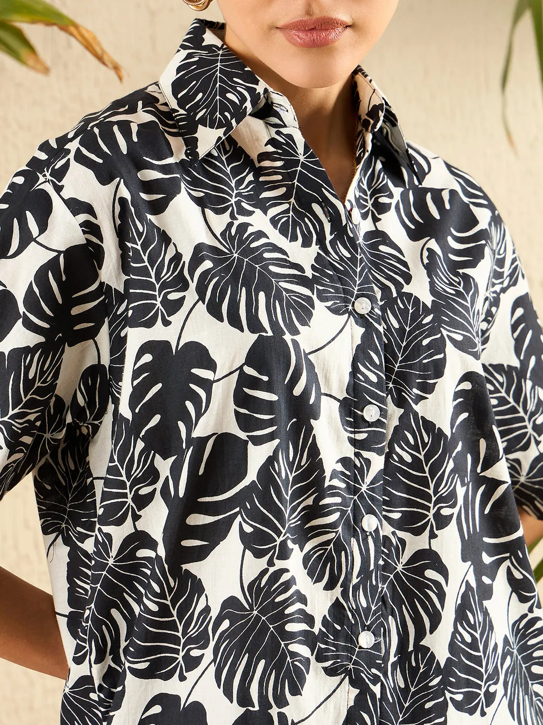 Printed Two Piece Shorts and Shirt Set
