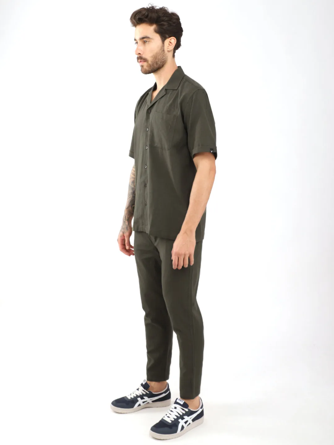 Quadox Olive Co-ord Set