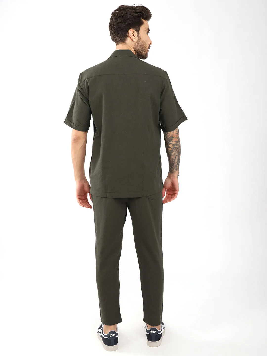 Quadox Olive Co-ord Set