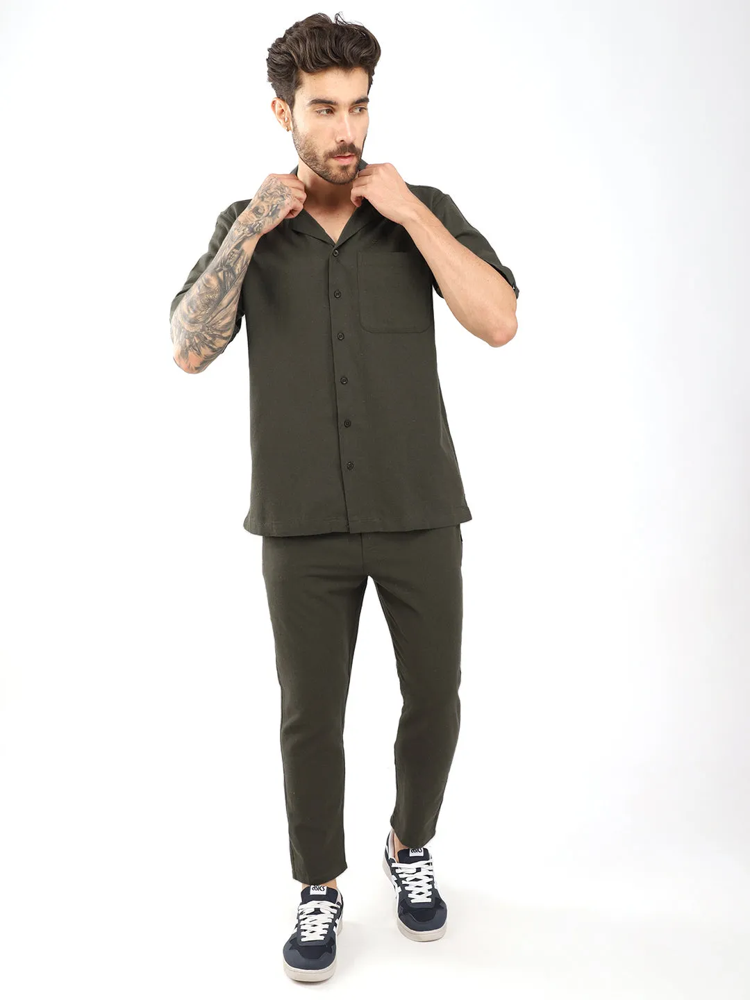 Quadox Olive Co-ord Set