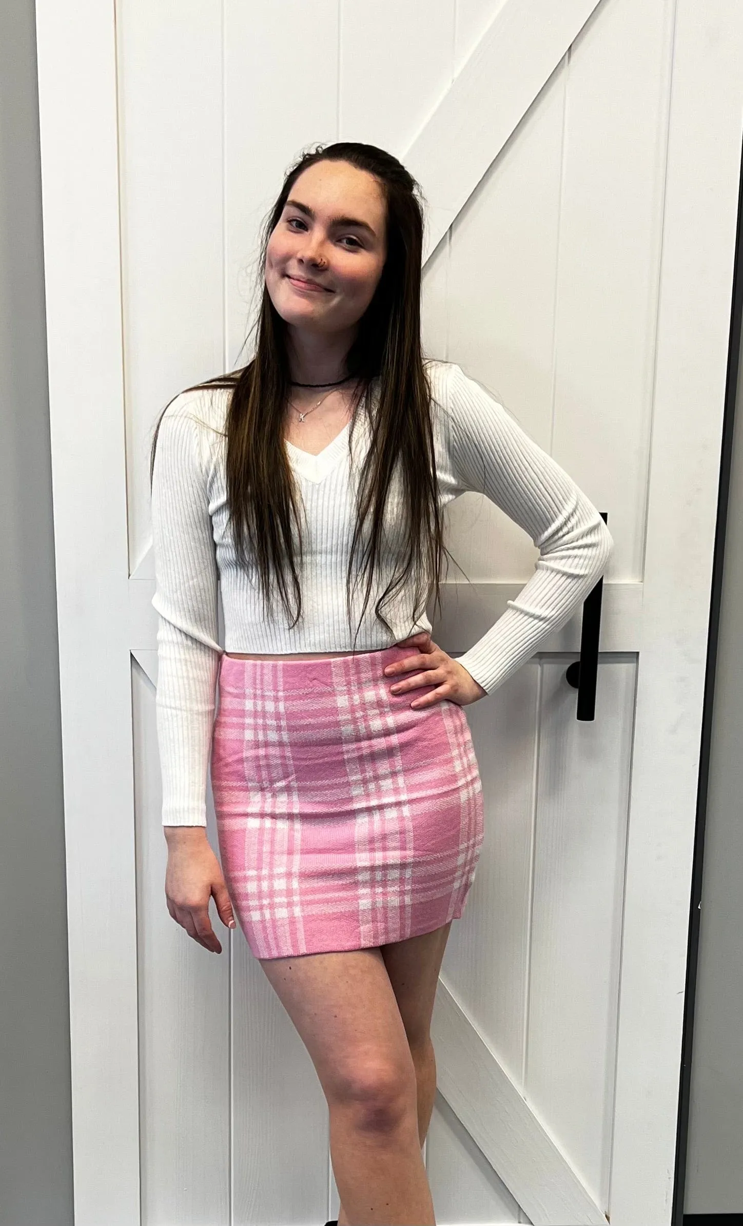 Sweater Mini Skirt