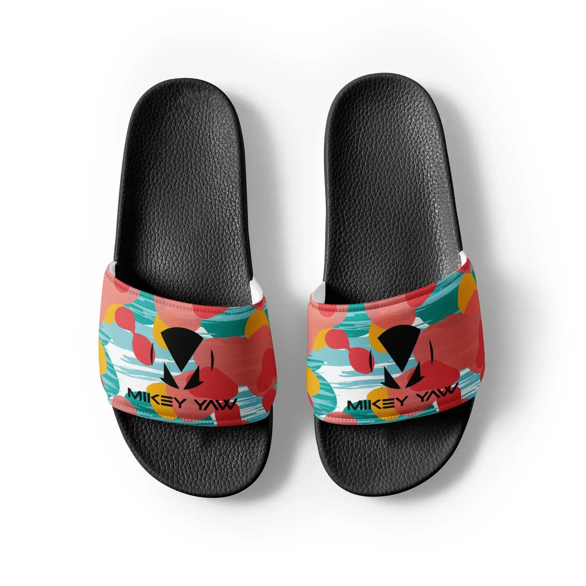 Tropical Design Monogram Men’s slides